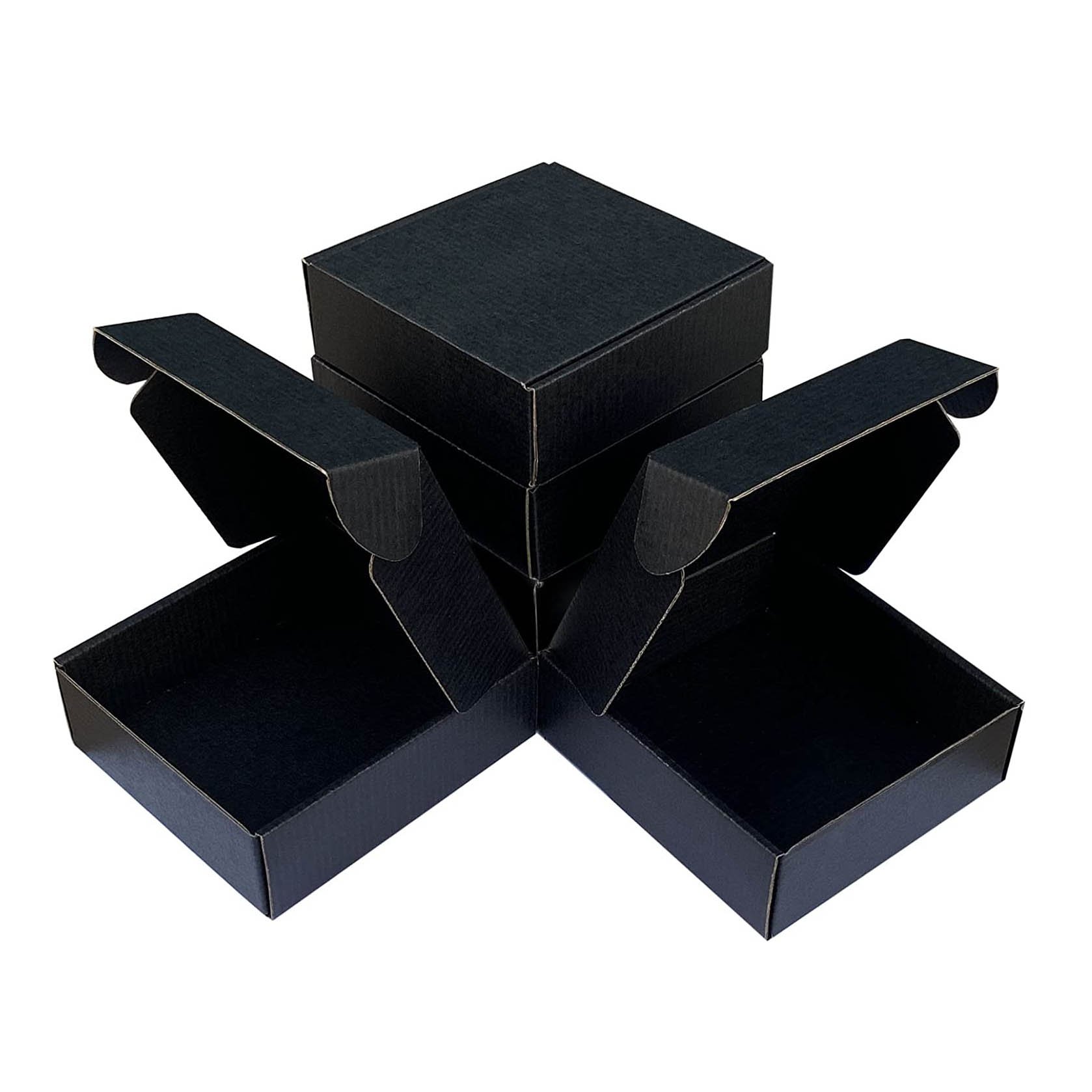 Customized Logo Printing Perfume Paper Packaging Box Black Shipping Corrugated Cardboard Mailer Box For Emballage Carton