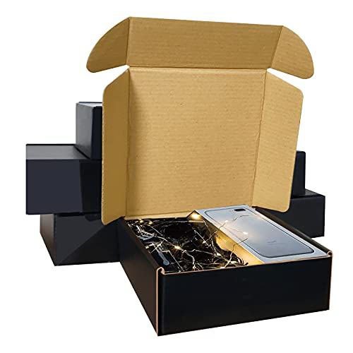 Customized Logo Printing Perfume Paper Packaging Box Black Shipping Corrugated Cardboard Mailer Box For Emballage Carton