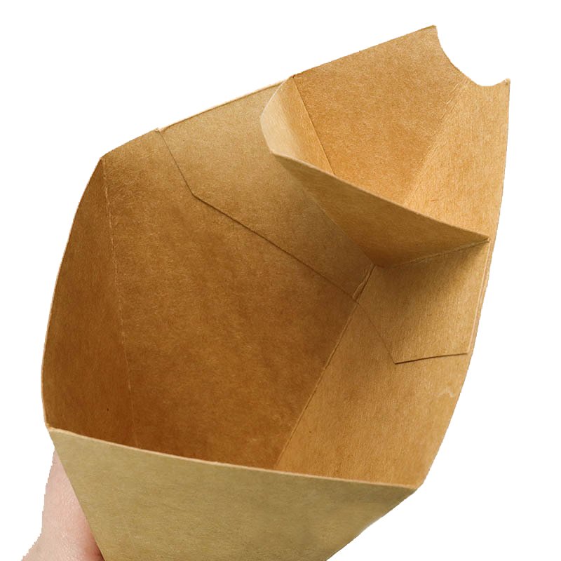 Paper For Packaging Packing Folding With Oolima Crepe Holder Food Grade Cone Carton Custom Pillow Rehead Cheap French Fries Box