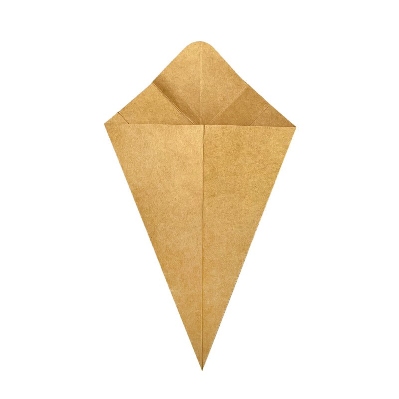 Paper For Packaging Packing Folding With Oolima Crepe Holder Food Grade Cone Carton Custom Pillow Rehead Cheap French Fries Box