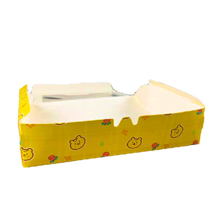 Wholesale Custom Logo Dessert Paper Boxes Donut Box Packaging With Custom Printing