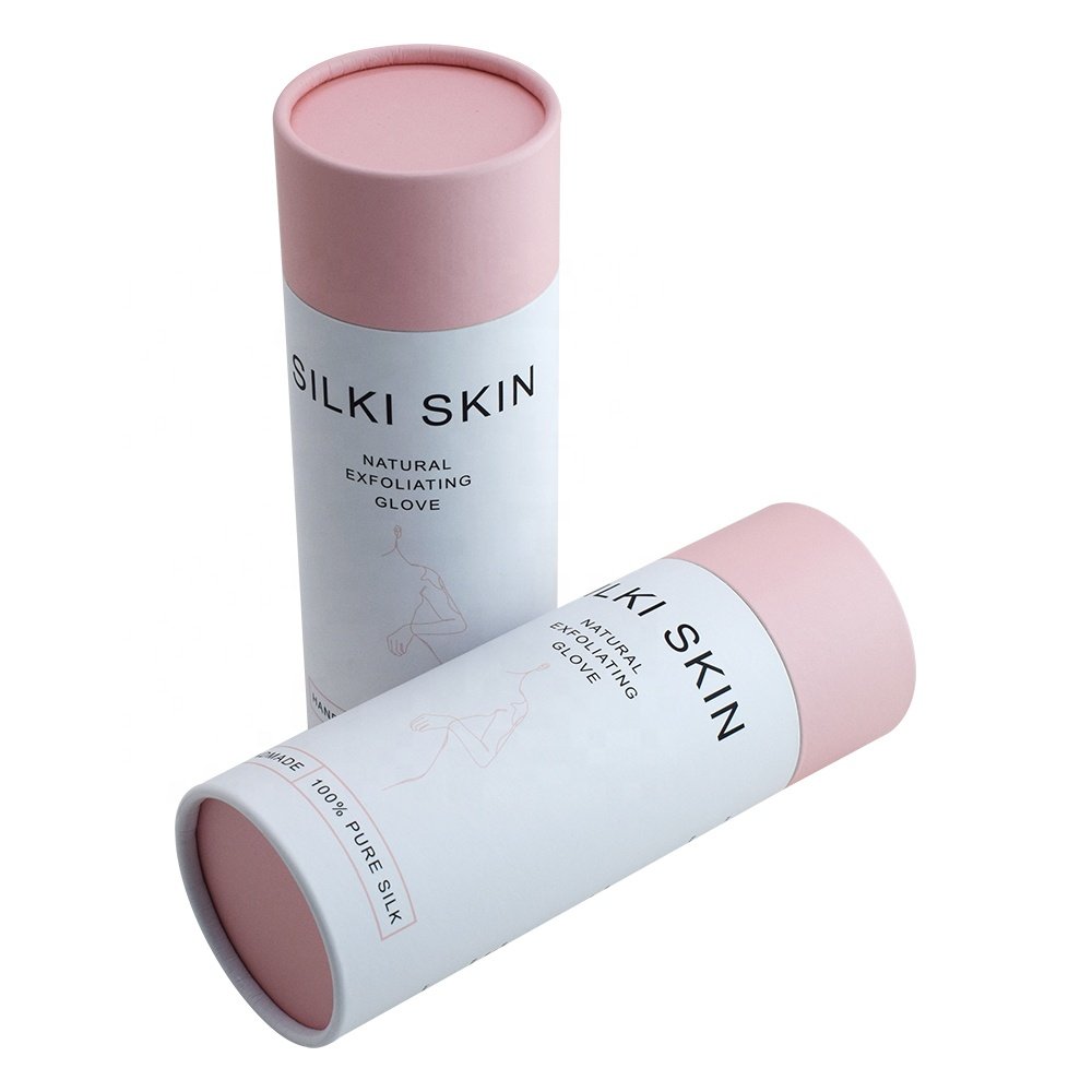 Luxury Customized Containers Kraft Cardboard Packaging Paper Tubes Wholesale Care Serum Round Paper Box Paper Tube Packaging