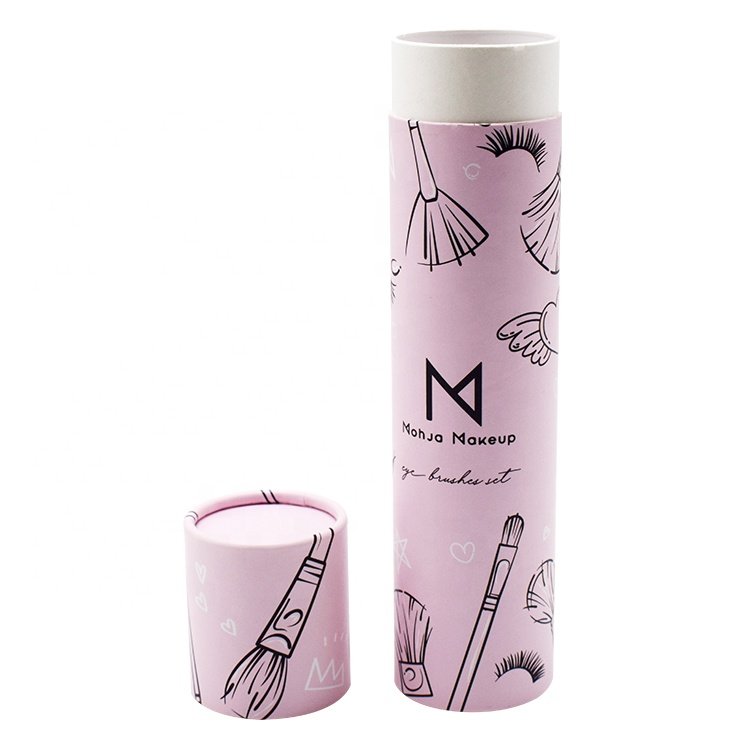 Luxury Customized Containers Kraft Cardboard Packaging Paper Tubes Wholesale Care Serum Round Paper Box Paper Tube Packaging