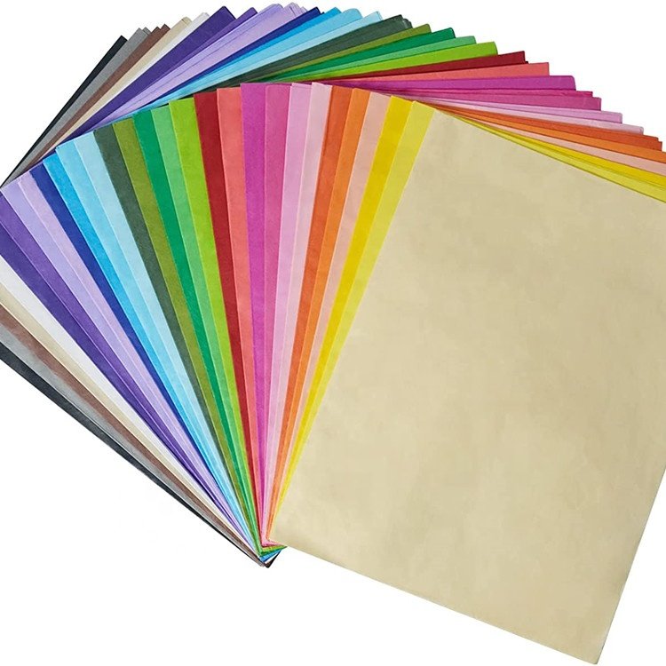 wholesale Manufacturers 17gsm DIY colorful art tissue paper gift flower wrapping paper crafts