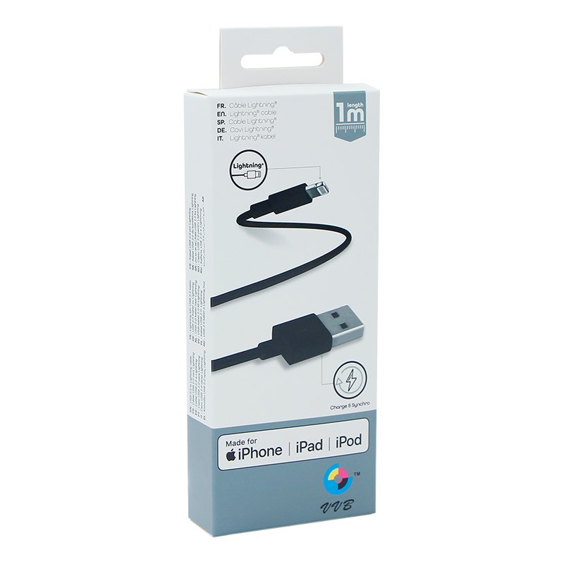 Free sample custom box Data Cable packing boxes packaging mobile phone accessories paper gift shipping boxes