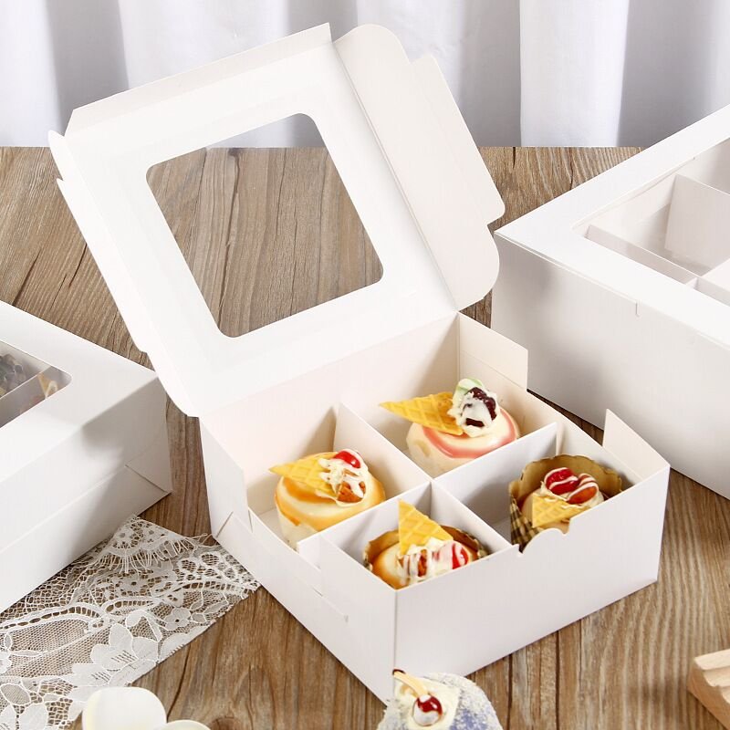 Packaging Boxes Chocolate Paper Boxes Cake Custom Logo Eco-friendly Paper Food Dessert Bonbons Truffles Paper Candy Boxes Foldable