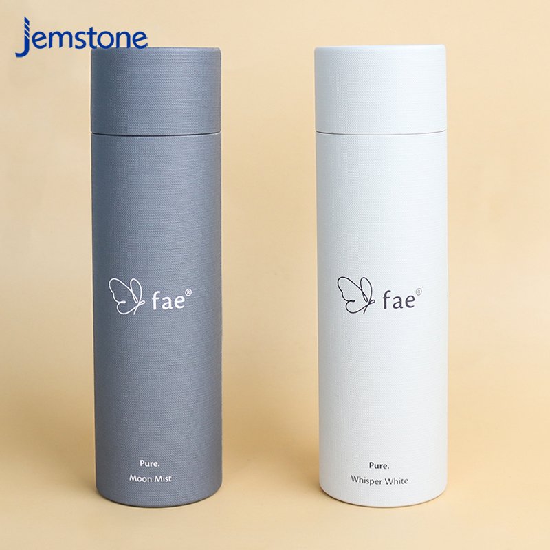 Logo Customized Design Empty Round Cylinder Cardboard Tube Box For Adult Products