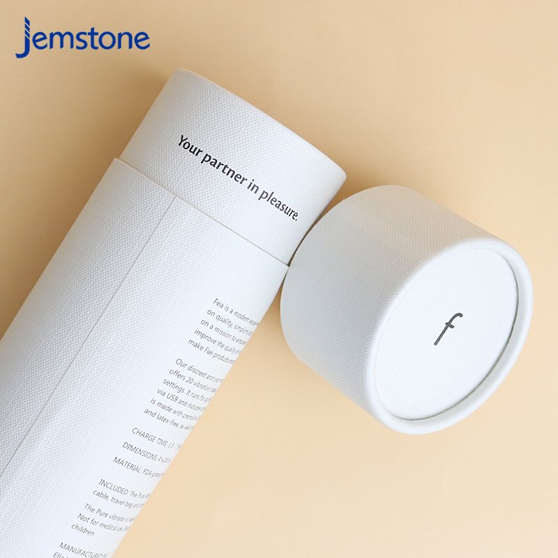 Logo Customized Design Empty Round Cylinder Cardboard Tube Box For Adult Products