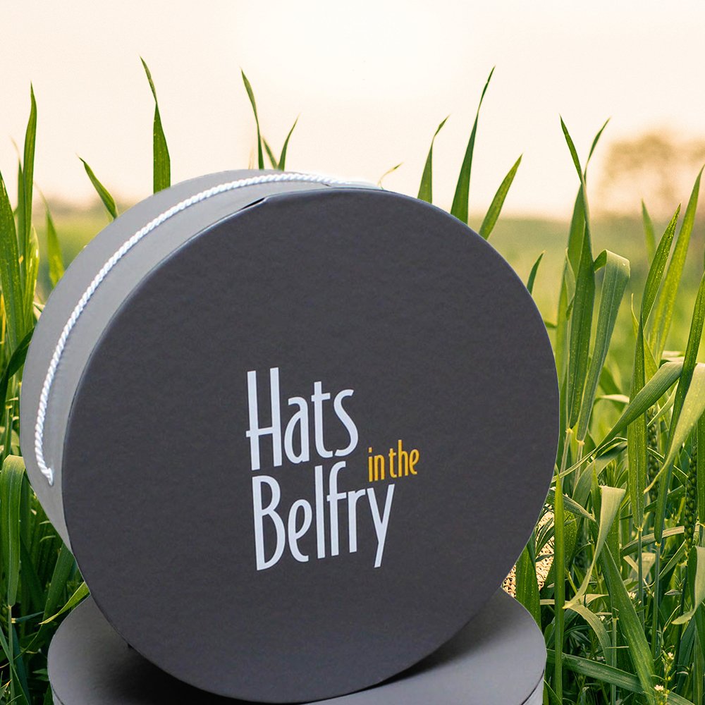Custom Large Wide Brim Hat Box Fedora Hat Gift Boxes Packaging For Cowboy Hat