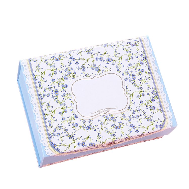Custom Book Shape Rigid Cardboard Packaging Box Printing Colorful Foldable Magnet Close Gift Paper Boxes With Ribbon Handle