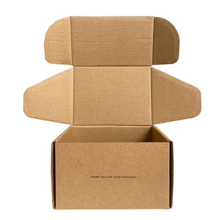 Custom Black Unique design Corrugated paper shipping packing box for underwear shoes gift