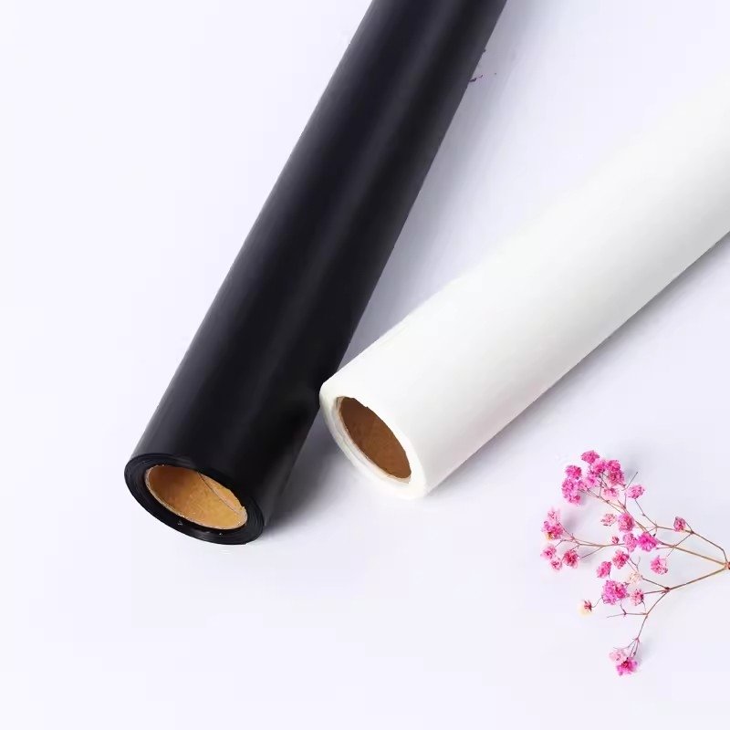 Solid Thin Roll Flower Paper Waterproof Floral Bouquet Wrapping Paper Florist Supplies Packaging Paper for Wedding Gift DIY