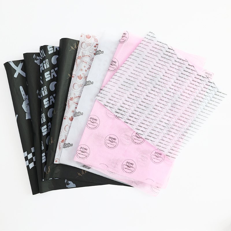 Custom Printed Logo Gift Tissue Paper Clothes Shoes Wrapping Tissue Packing Wrapping Tissue Paper