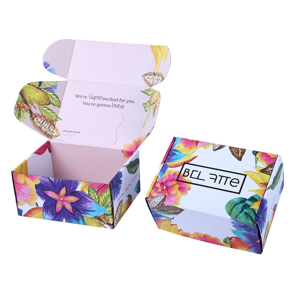 Transparent Cardboard Paper Box Carton Flower Delivery Shipping Boxes For Flower Bouquets