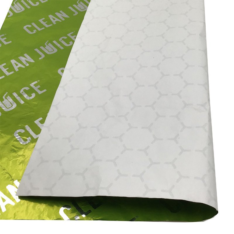 Hot selling hamburger paperfood wrapping paper aluminum foil kraft paper food square offset wax paper