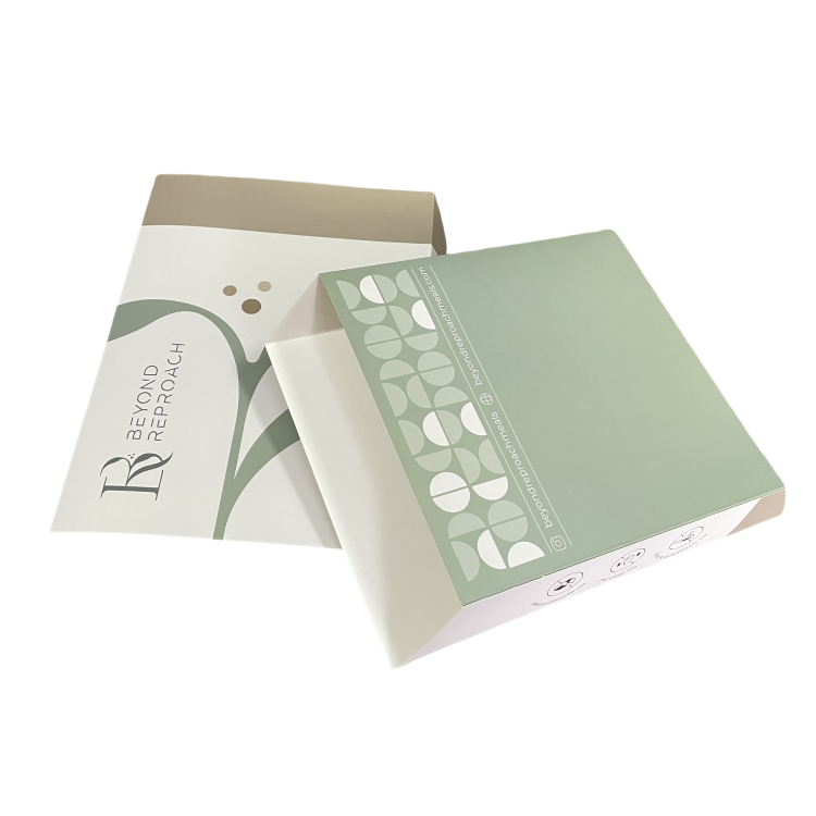 Customize Printing Box Sleeve Recyclable Fast Food Paper Cardboard Packaging Sleeve