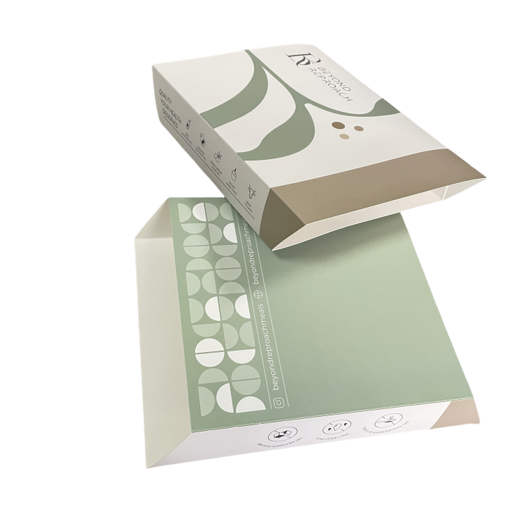 Customize Printing Box Sleeve Recyclable Fast Food Paper Cardboard Packaging Sleeve