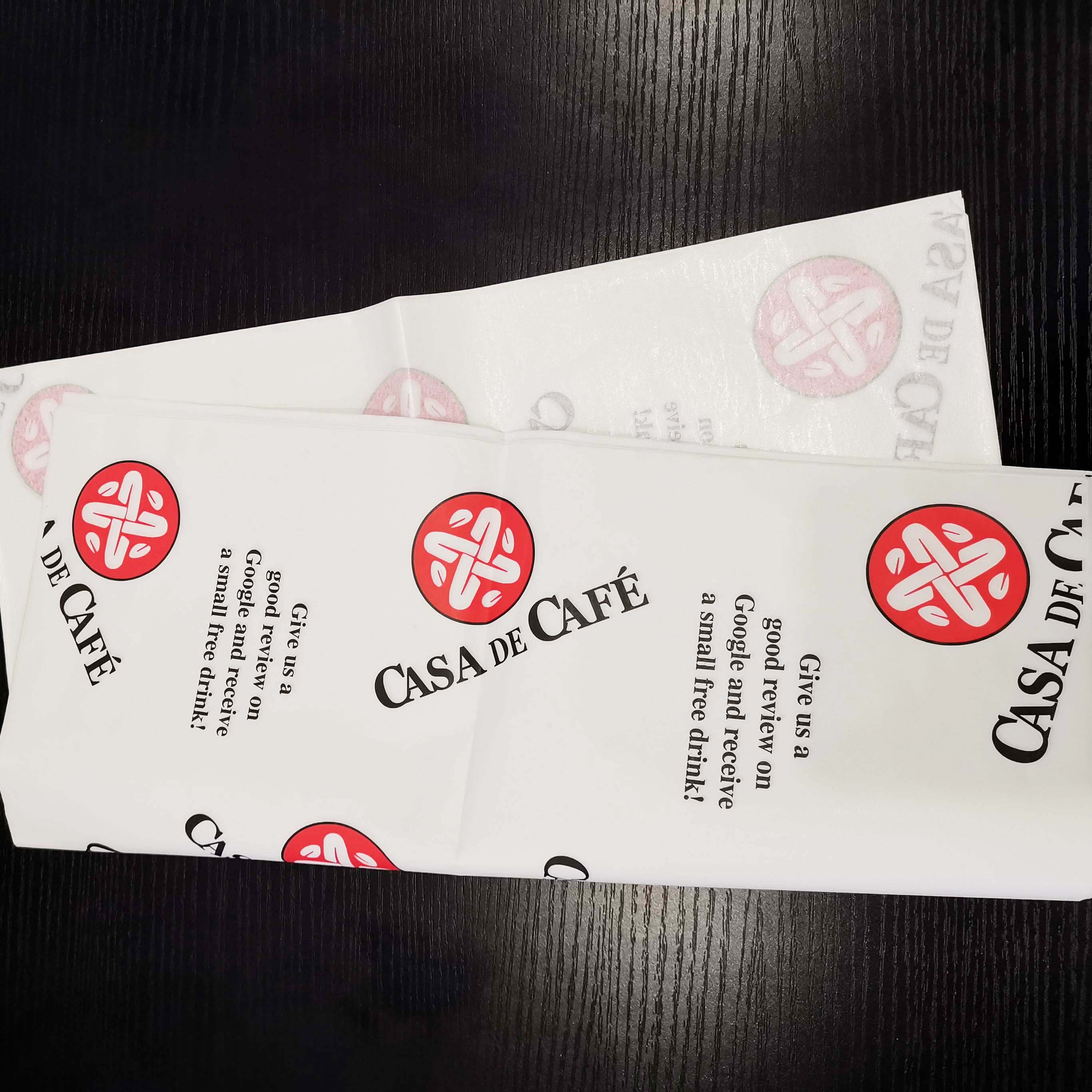 Chinese cheap biodegradable wax sandwich paper food wrapping