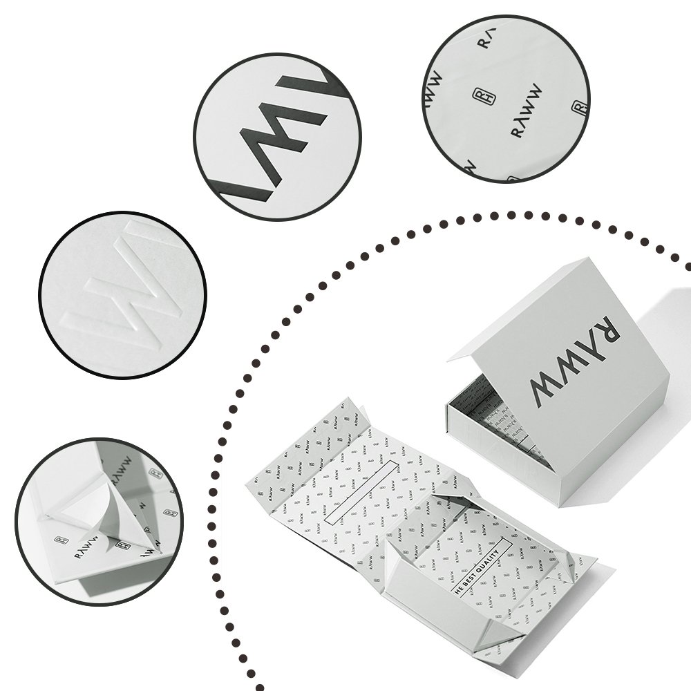 Recyclable Luxury Magnet Paper Box Custom Logo Hair Dryer Headphones Carton Folding Magnetic Gift Box Packaging Paper Box