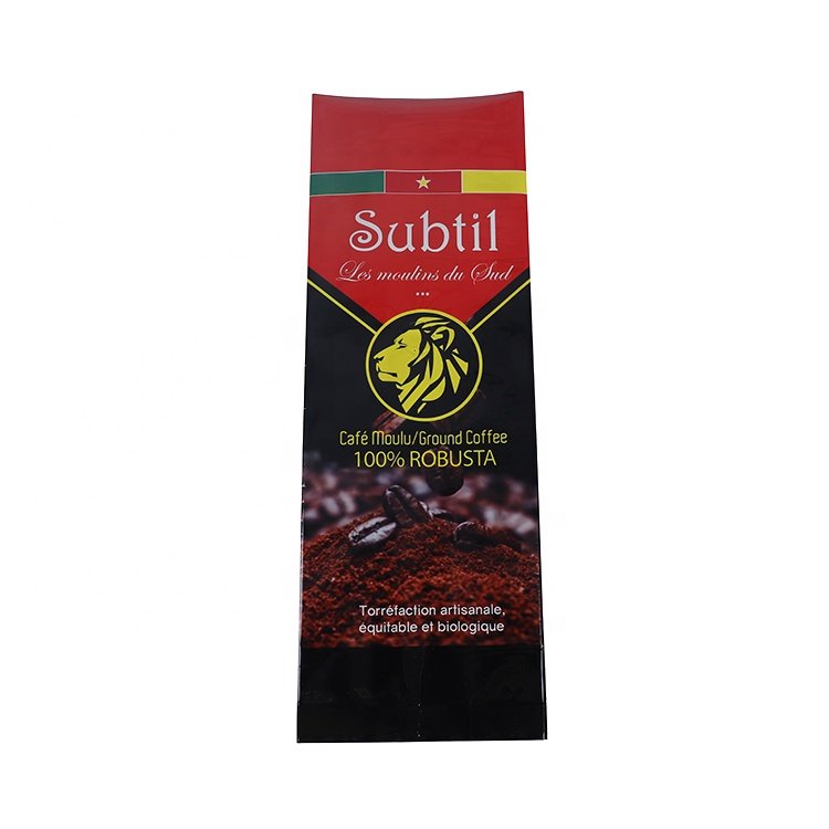 High Quality Matte Side Gusset Coffee Beans Packaging Custom Coffee Packaging Bags With Your Own Logo