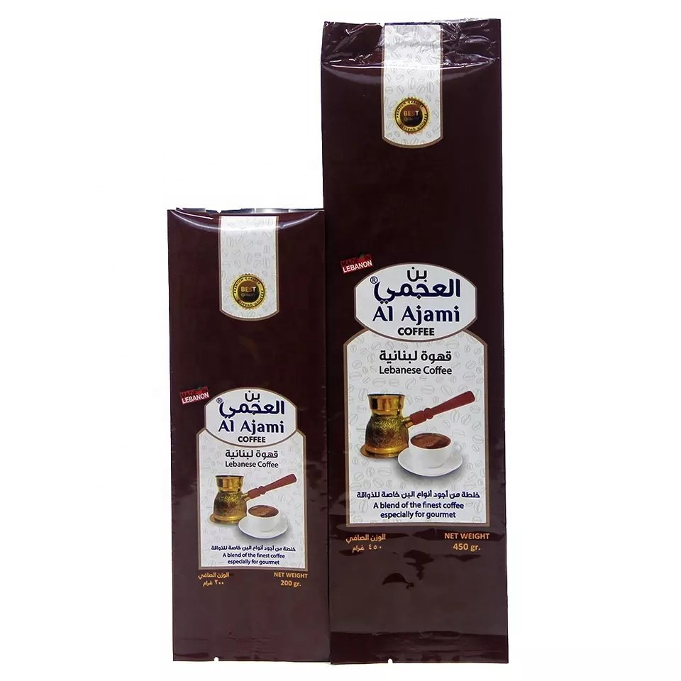 High Quality Matte Side Gusset Coffee Beans Packaging Custom Coffee Packaging Bags With Your Own Logo