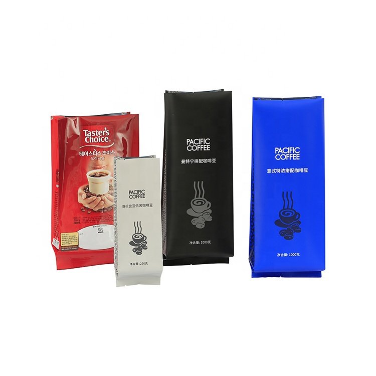 High Quality Matte Side Gusset Coffee Beans Packaging Custom Coffee Packaging Bags With Your Own Logo
