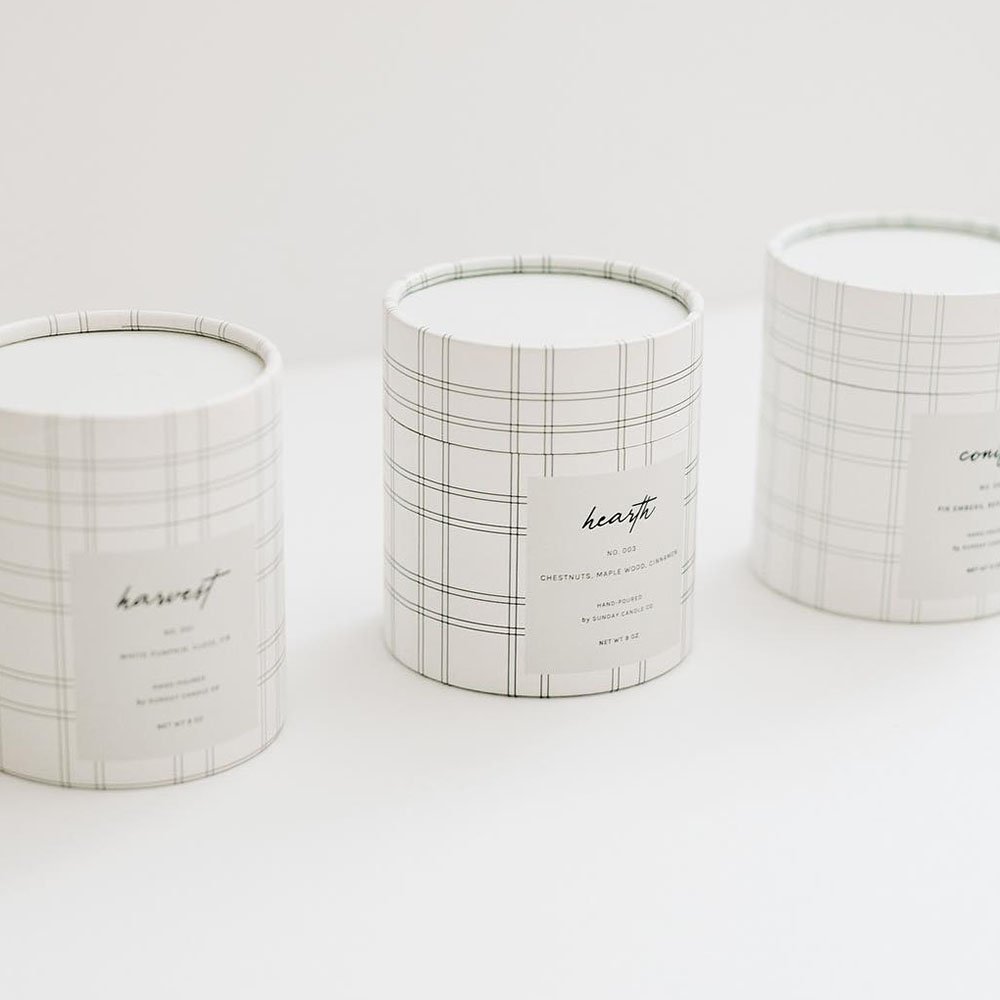 Wholesale Customized Printed Logo Cylinder Round Candle Paper Tube Packaging And Box