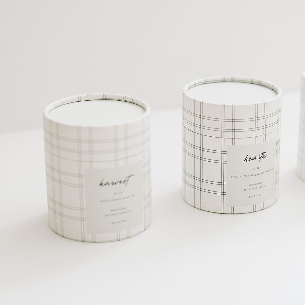 Wholesale Customized Printed Logo Cylinder Round Candle Paper Tube Packaging And Box