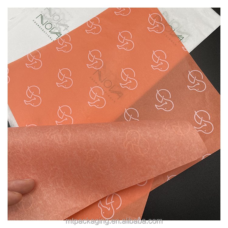 Moatain 22gsm Custom gift packing paper Printed Logo Wrapping paper