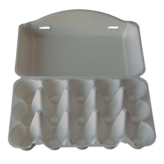 Hot Sale Eco-Friendly Biodegradable Recyclable Egg Cartons Custom Printed Disposable Paper Egg Tray Made Bagasse Sugarcane Food