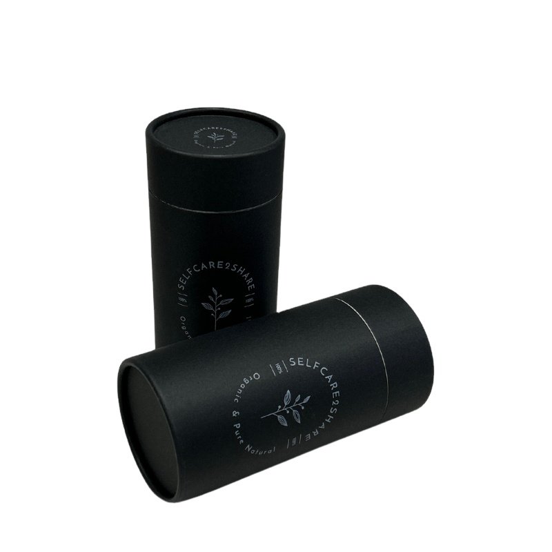 Oval Shape Craft Paper Push-Up Deodorant Stick Container Individually Packed Lipstick Stamping Vanishing Embossing Skin Care