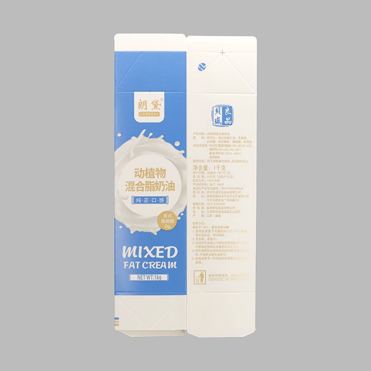 Hot-selling letterpress aseptic gable top box for liquid packaging