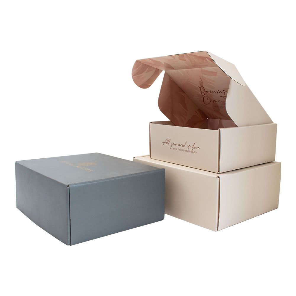 Shipping Gift Box Gift Folding Clothing Paper Boxes Clothing logistics Packaging High Quality Recycled Custom Fashion recyclable