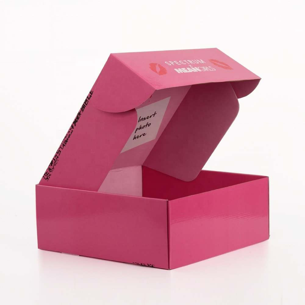 Custom Size Logo Printing Hard Hat Cloth Packaging Shipping Mailer Box Corrugated Cardboard Shipping Boxes For Small Business