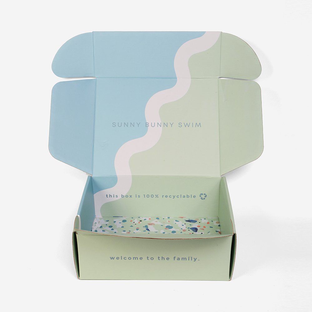 Custom Logo Packaging Large Cardboard Carton Mailer Box Baby Clothing Shoes Corrugated Packaging Paper Shipping Boxes