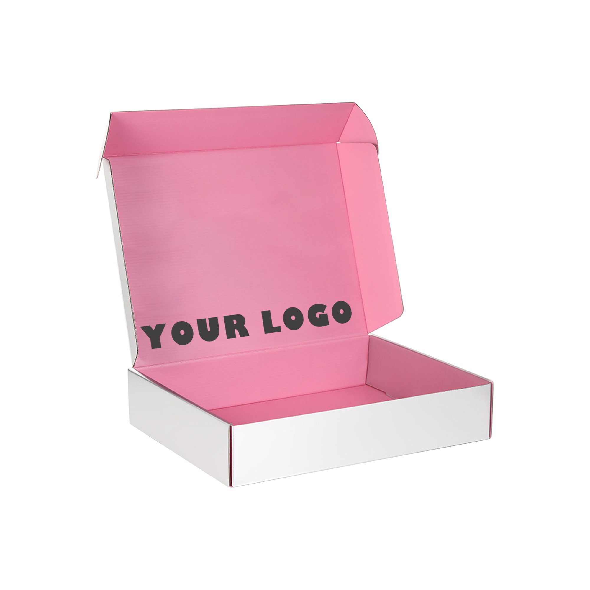 Wholesale Large Matte Cardboard Paper Mailing Apparel Box Custom Logo Printed Corrugated Shipping Packaging Box
