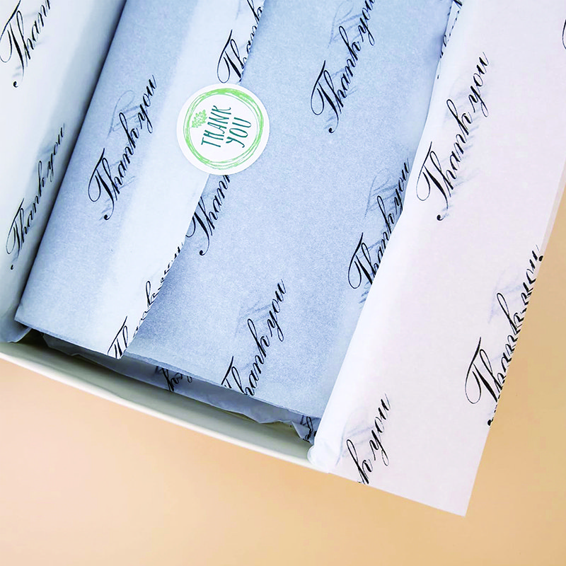 Custom Printed Logo High Quality Colorful Tissue Paper Wrapping Tissue Packaging Paper