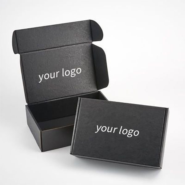 reusable recycled corrugated gift paper box custom printing cardboard express kraft packaging mailer shipping boxes with logo