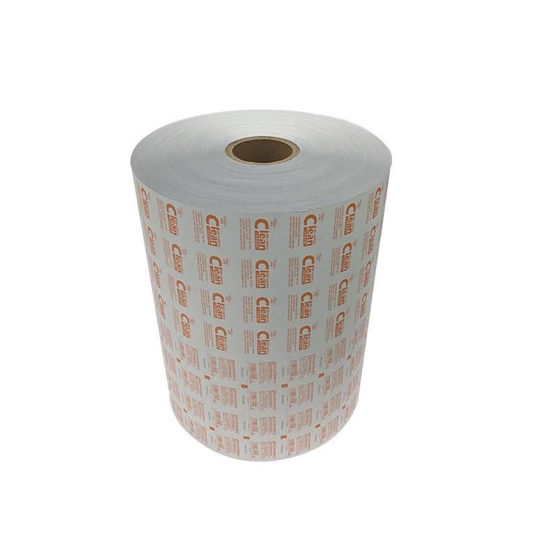 Printed Alcohol Prep Pad bzk Swab Aluminum Foil Paper Packaging Heat Sealing Film In Roll Laminated Foil Paper