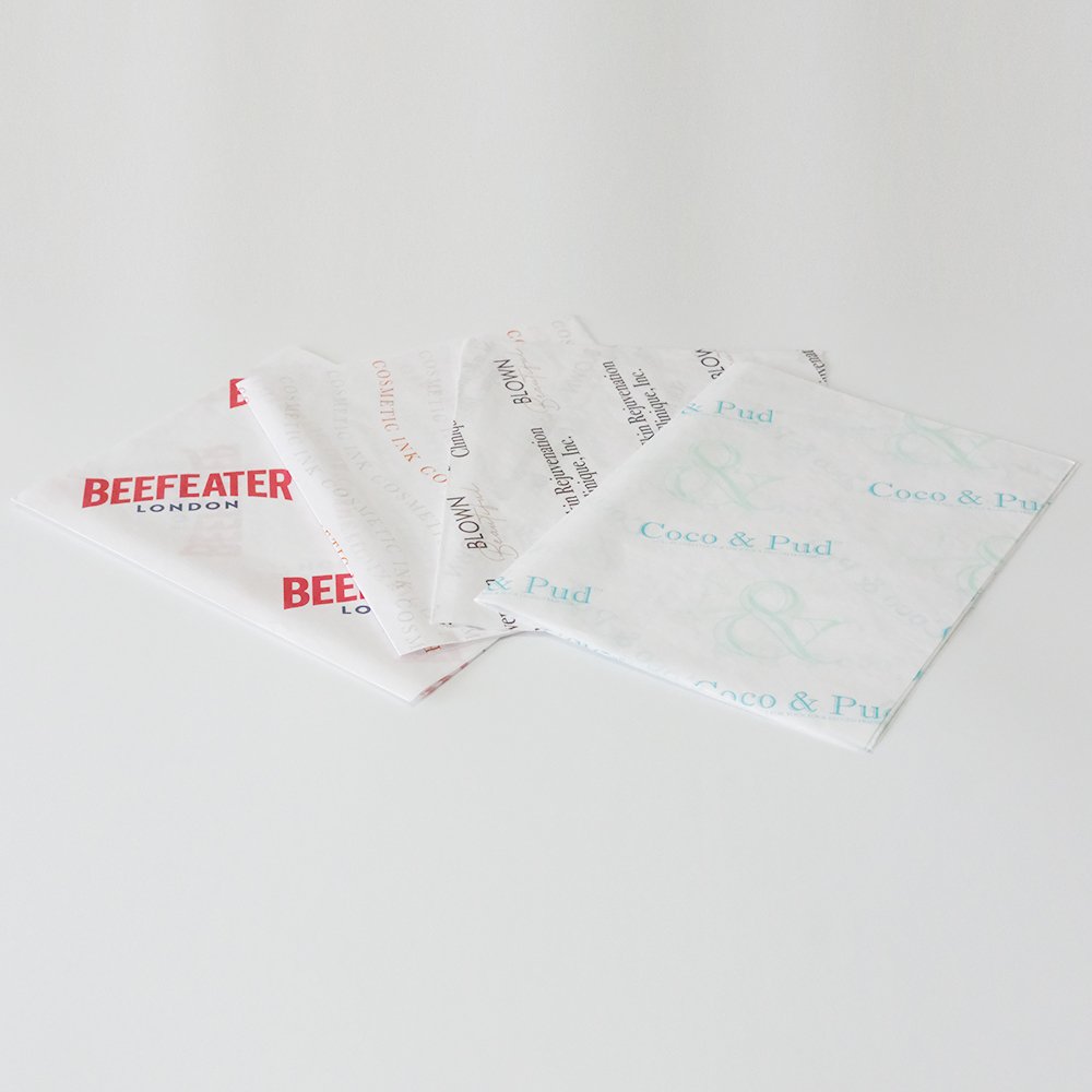Custom Tissue Paper to Wrap Clothes Shoes Garment Accessories Gift Craft 28gsm Printed Logo Packaging Paper