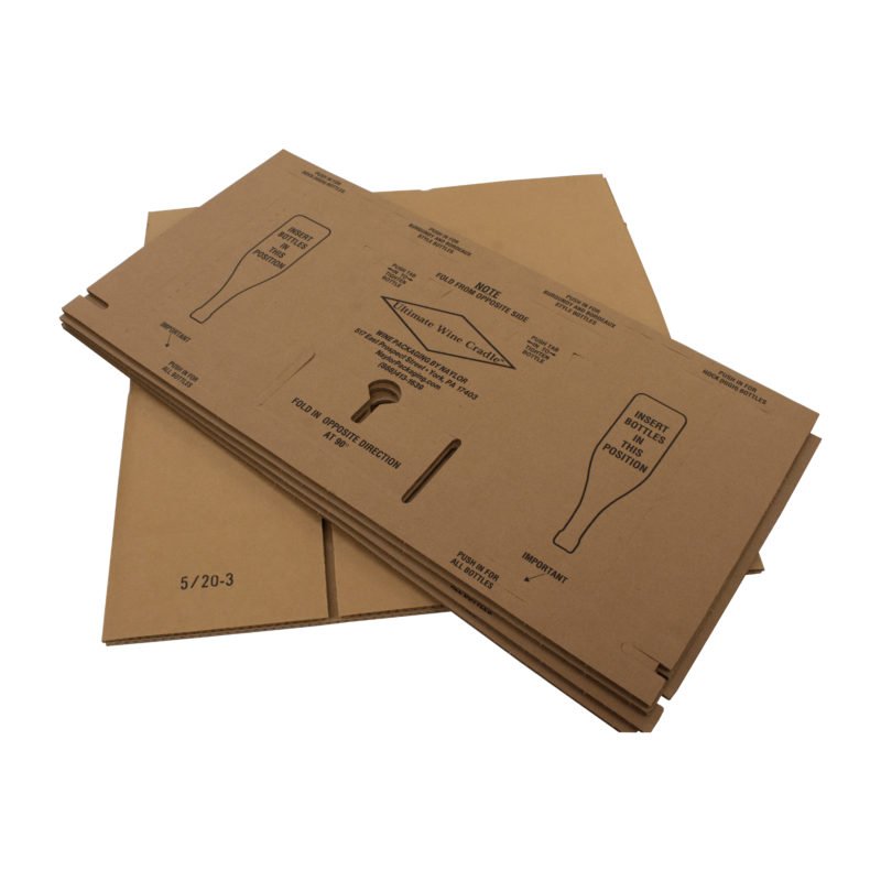 Hot Sell Packaging Box 8 Dividers Corrugated Paper Shipping Carton Corrugated Paper Wine Beer Packaging Carton Box
