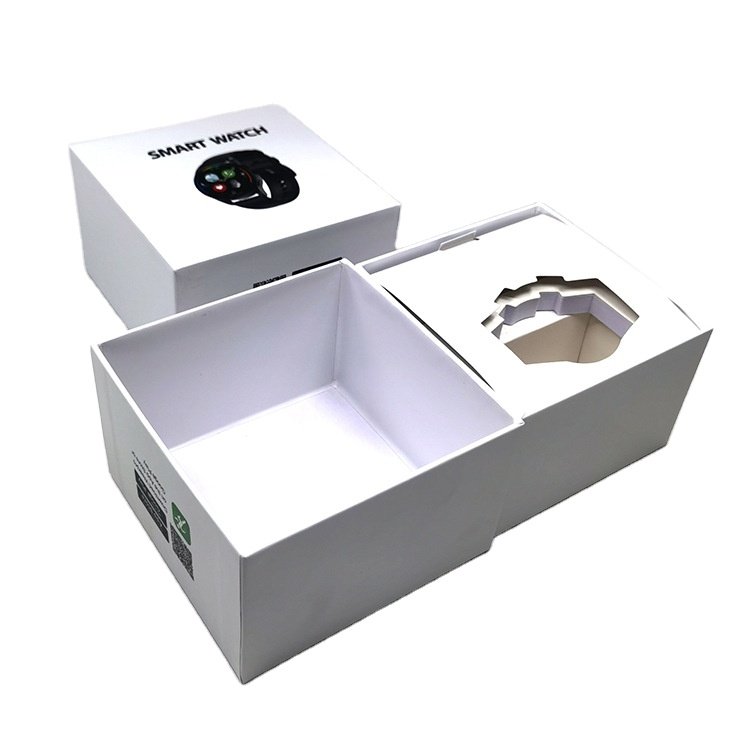 Eco Friendly Custom Logo Paper Luxury Wrist Watch Gift Carton Packaging Boxes Lip And Base Box Package Box For Watches