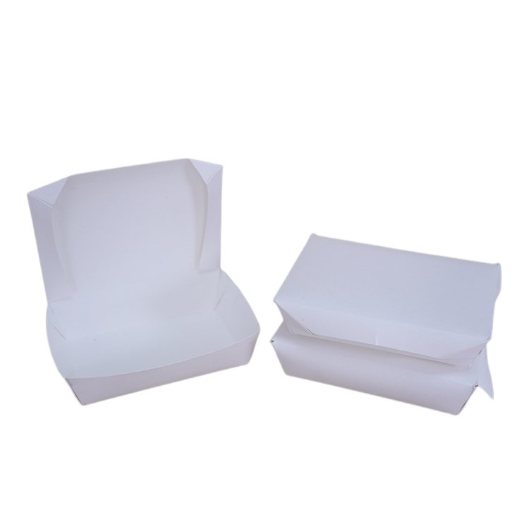 Square paper custom size food packaging box rice fast food packing box wholesale food packaging paper box