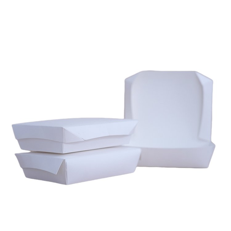 Square paper custom size food packaging box rice fast food packing box wholesale food packaging paper box