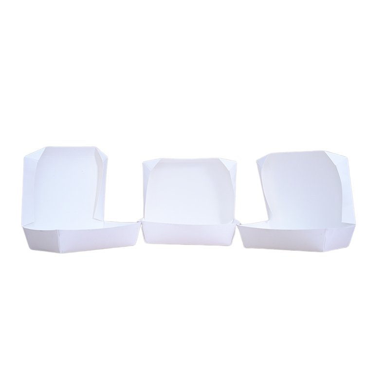 Square paper custom size food packaging box rice fast food packing box wholesale food packaging paper box
