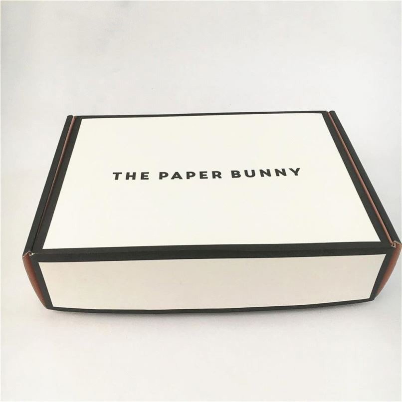 Customized Own Logo Luxury Double Sided Printing Underwear Clothing Retail Store Packaging Paper Box