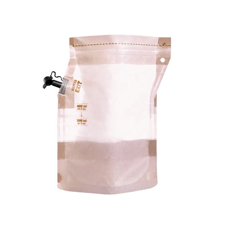 Good Quality 3L Custom Wine Cocktail Packaging Bib Bag In A Box Cocktail Aluminium Wine Pouch With Spout