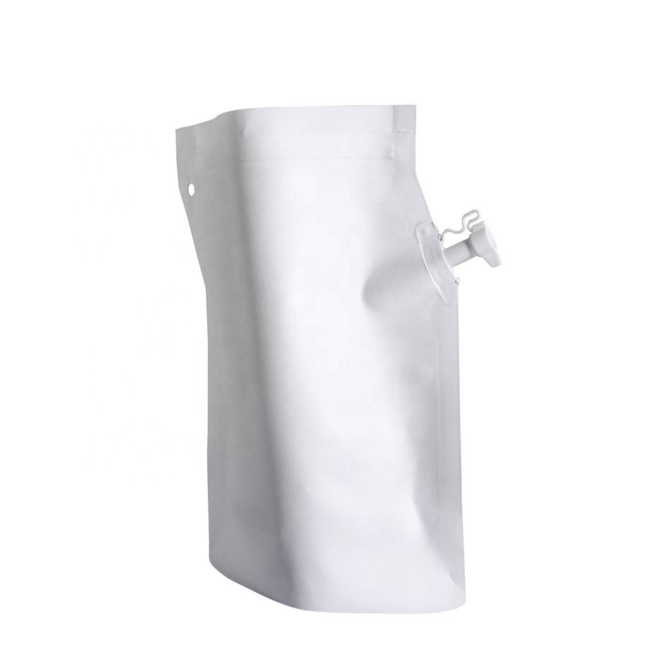 Good Quality 3L Custom Wine Cocktail Packaging Bib Bag In A Box Cocktail Aluminium Wine Pouch With Spout