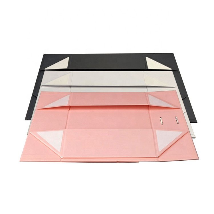 High Quality Custom Logo Folding Box Cardboard Paper Packaging Box Magnetic Lid Gift Foldable Box With Magnets