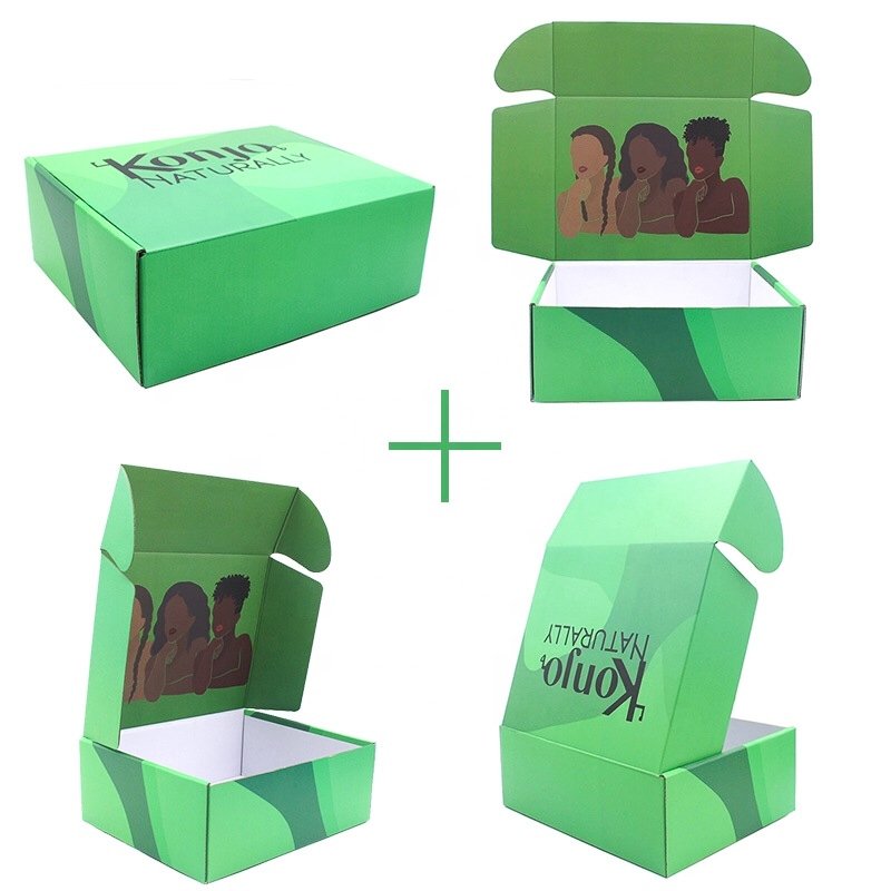 custom box packaging paper corrugated cardboard mailer mailing shipping box for clothing packaging